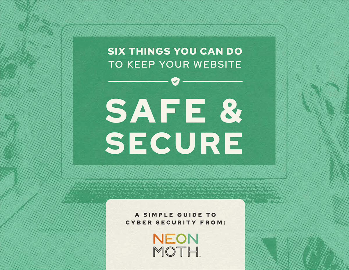 Free Website Security Ebook - Neon Moth